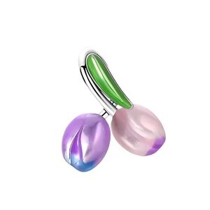 Pastel Tulips Dangle Charm
